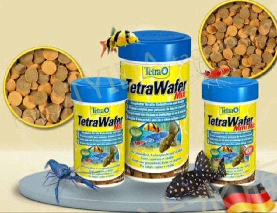 Корм Tetra Wafer Mix 100g на развес таблетки для сомов и ракообразных
