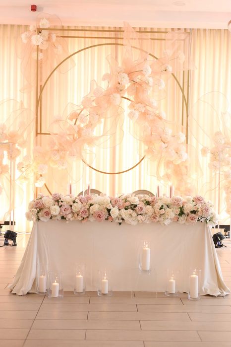 Wynajem welurowych obrusów weselnych i ślubnych - okrągłe, prostokątne