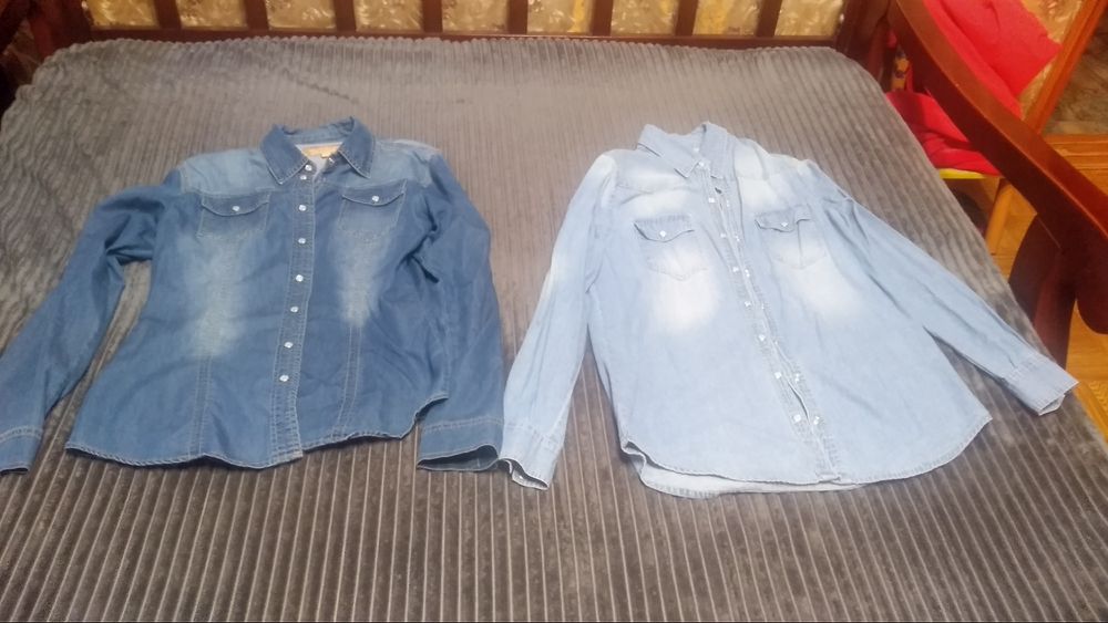 Джинсовие  рубашки 46-48