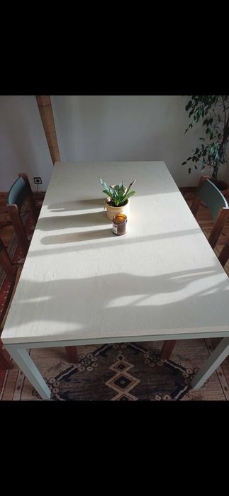 Mesa jantar microcimento moderno