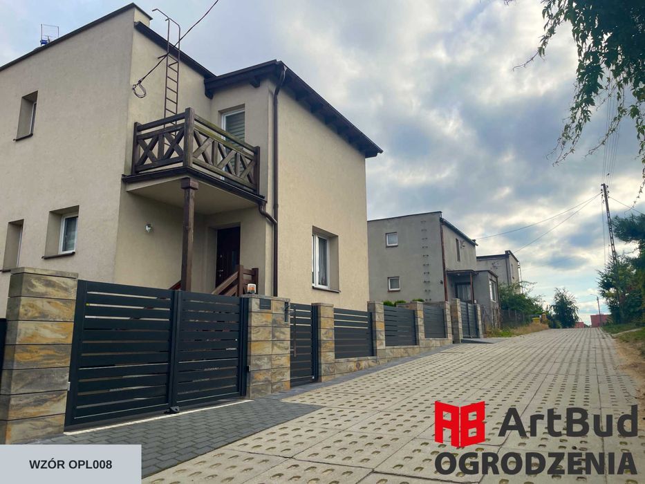 Ogrodzenia frontowe, dostawa, montaż Nowy Dwór Gdański