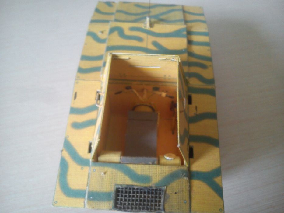 Бумажная модель радиоуправляемого танка бомбы м1/25