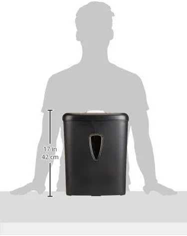 Amazon Basics Niszczarka do dokumentów do 7 – 8 arkuszy