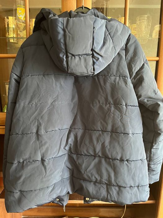 Куртка зимова темно синя у дуже гарному стані