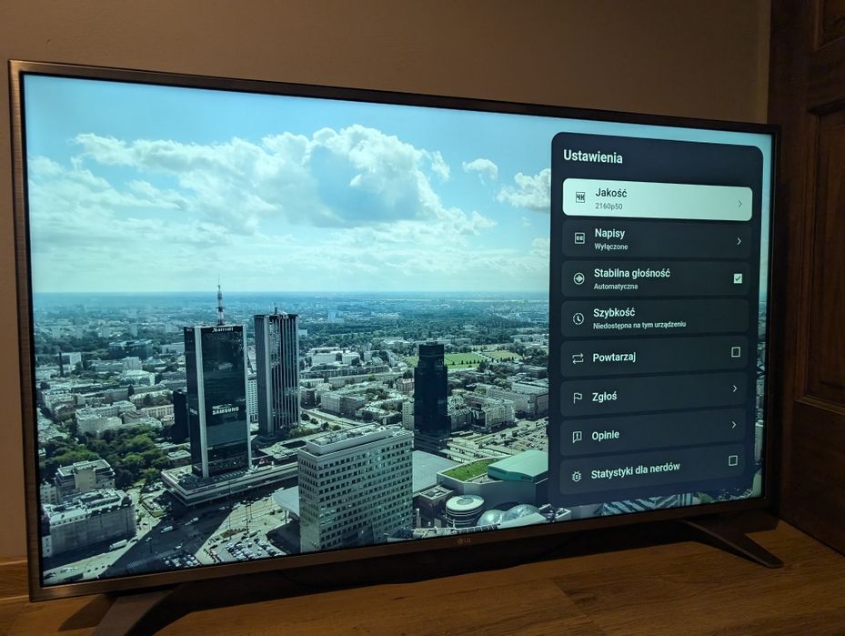 LG 49 cali UH6507 4k DVB-T2