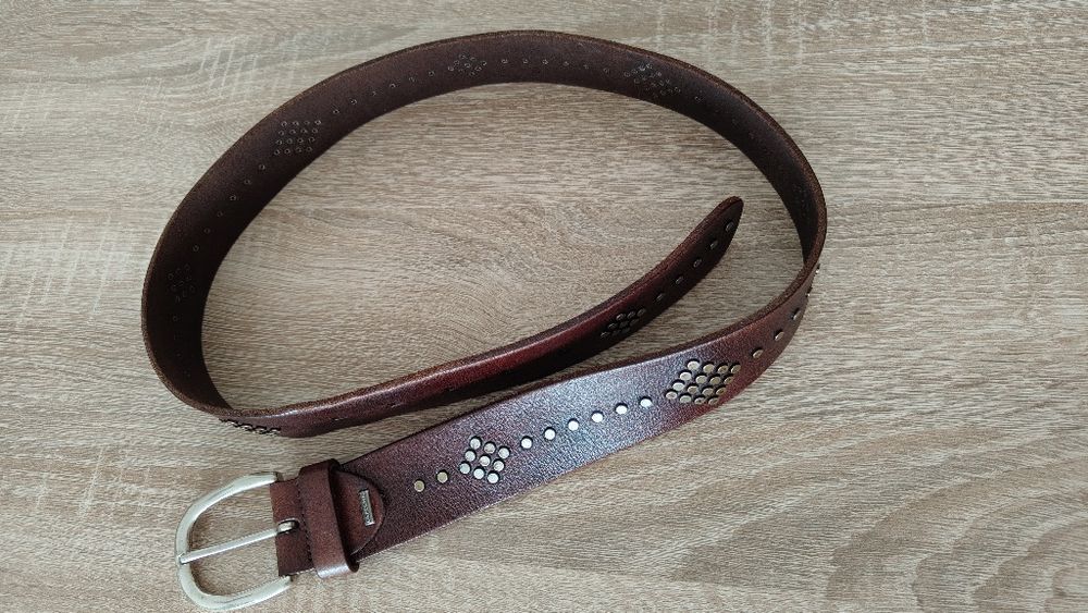 Pasek skórzany Depeche