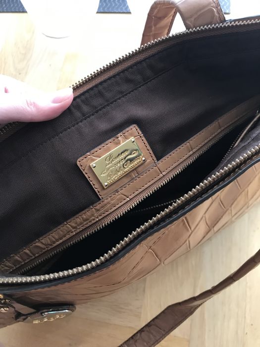 Skórzana torba ralph lauren