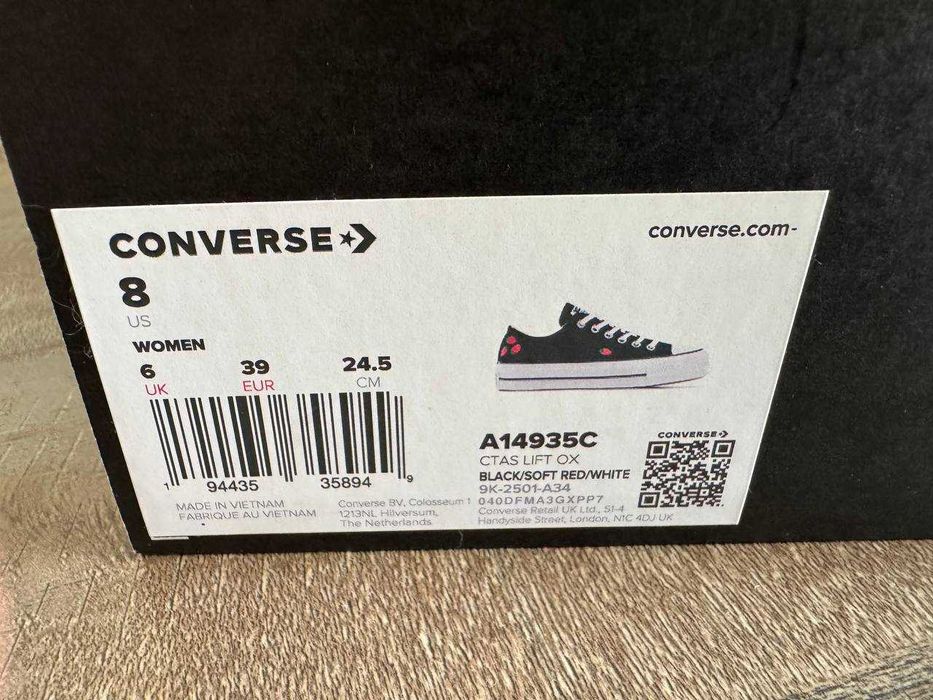 Ціну знижено! Продам жіночі кеди Converse Chuck Taylor All Star Lift