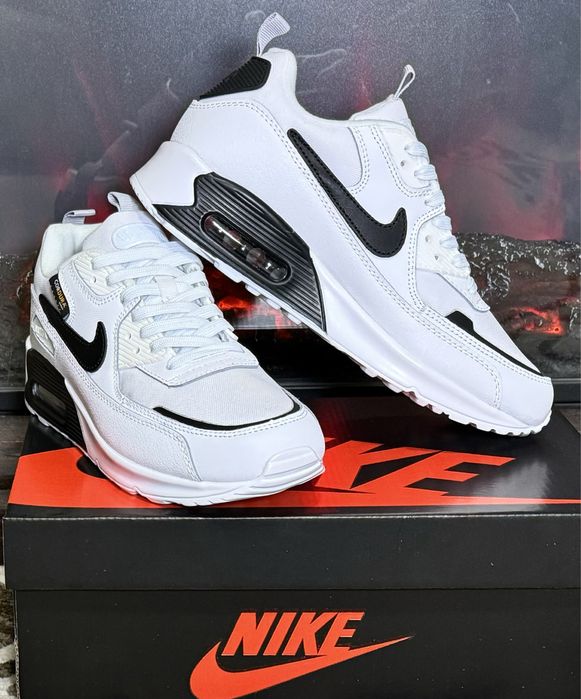 Кросівки Nike Air Max 90 Surplus White/Black  розміри 41-46