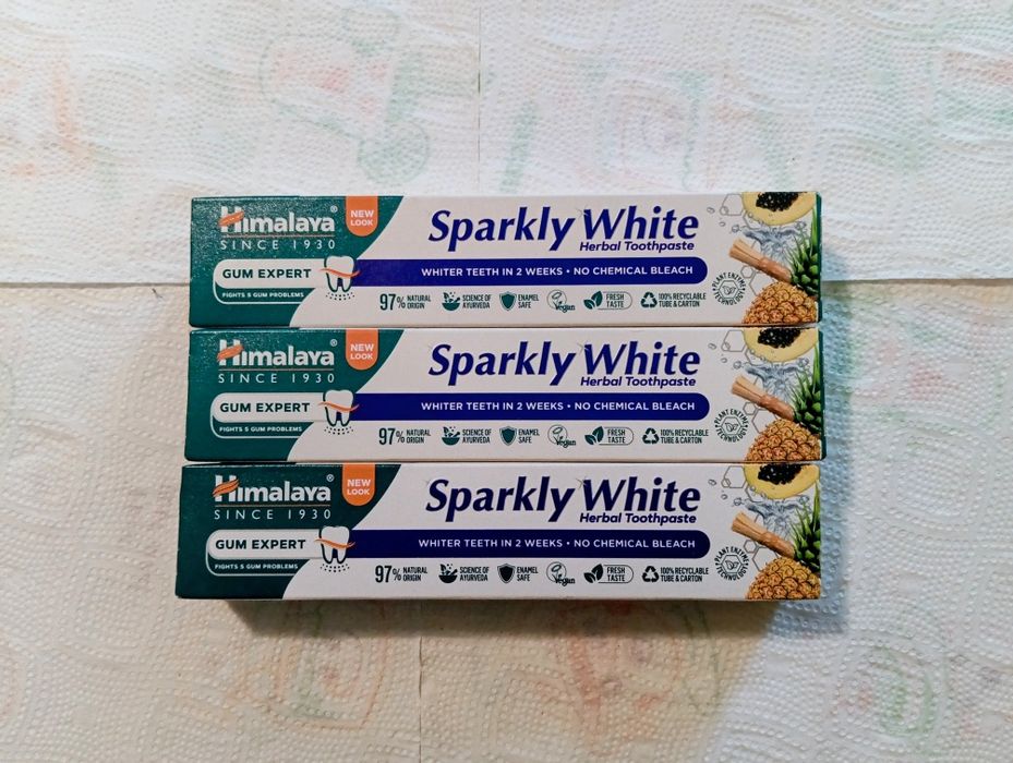 Himalaya Sparkly White pasta do zębów 75 ml 3 szt.