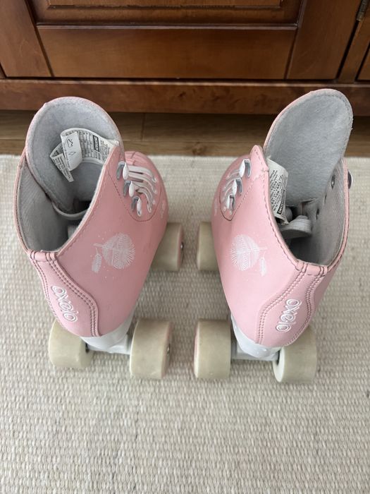 Wrotki oxelo 30 pink quad 100 mało używane