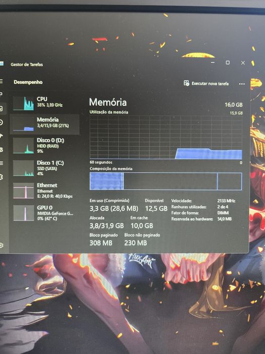 Computador&Monitor Asus 144hz, i5 8400, gtx 1060 6gb