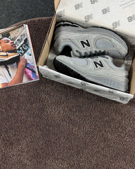 !SALE! Кросівки New Balance 2002r Grey Black Premium 41 42 43 44 45 46 нб чорні