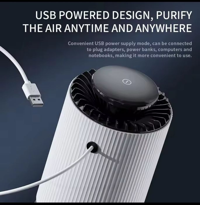 Oczyszczacz powietrza i lampa na komary