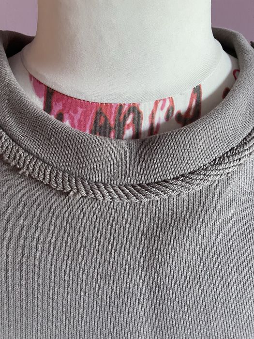 Piękna surowa bawelniana bluza w kolorze fango oversize 40/42/44/46