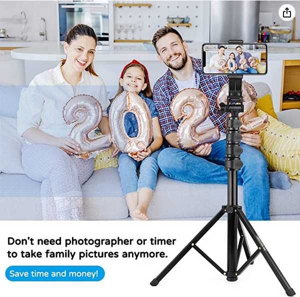 JOILCAN Statyw, selfie stick do telefonu komórkow. 177,8 cm, z pilotem