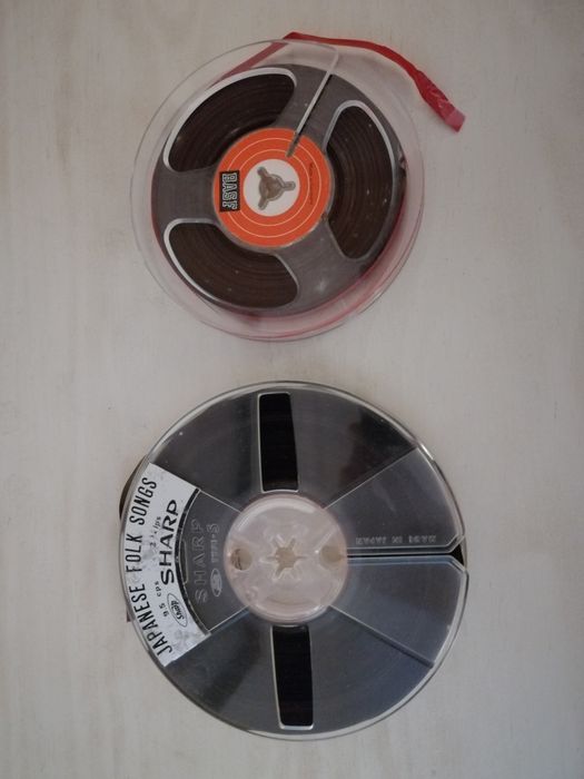 Fitas de áudio 2x reel to reel para gravador de fitas