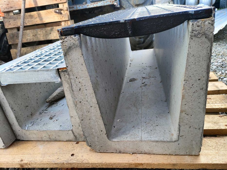 Kanał przepust ciek wodny odwodnienie Liniowe korytko krata zeliwo