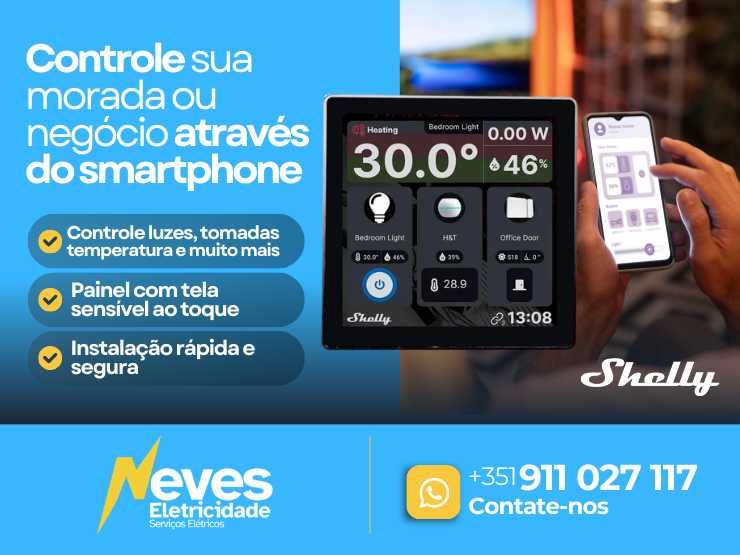 Automação Residencial Shelly | Controlo por Smartphone + Instalação