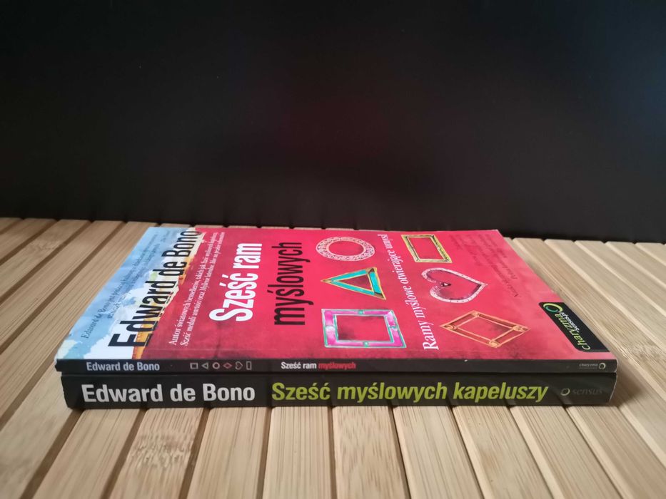 de Bono Sześć ram myślowych Sześć myślowych kapeluszy pakiet Real foty