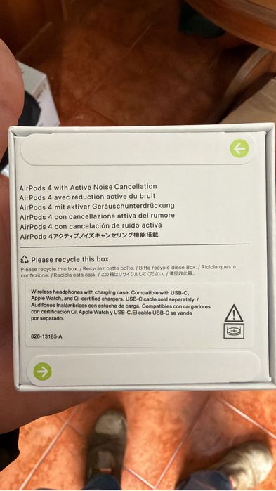 Airpods 4 Novos e selados (Venda urgente)