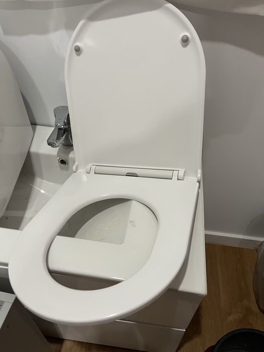 Conjunto WC - Lavatório com armário + Sanita