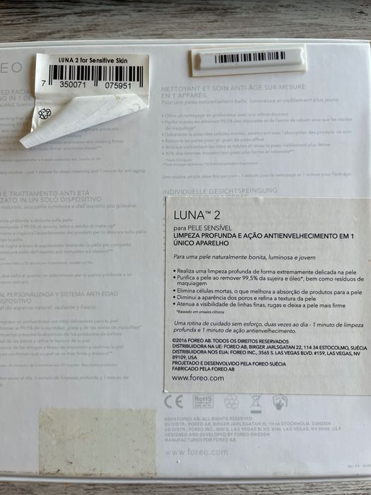 FOREO LUNA 2, para pele sensível