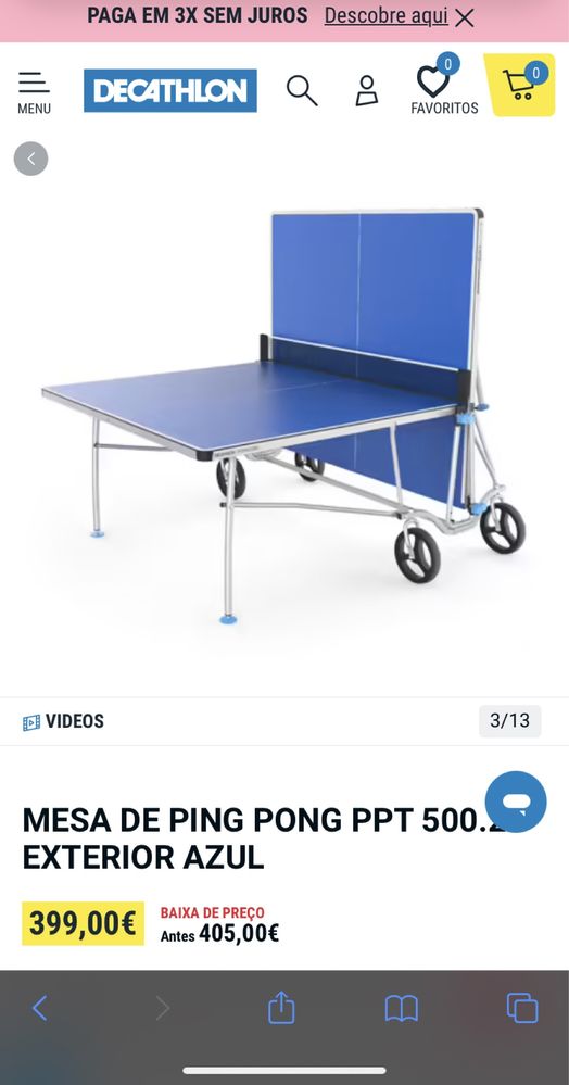 Mesa Ping Pong Usada