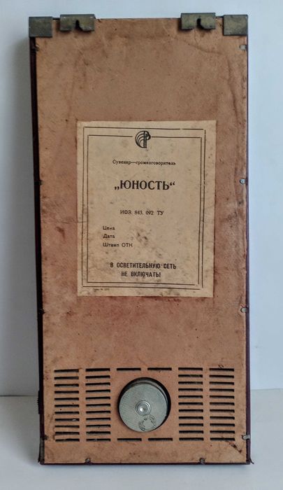Настенное сувенирное радио "Юность"