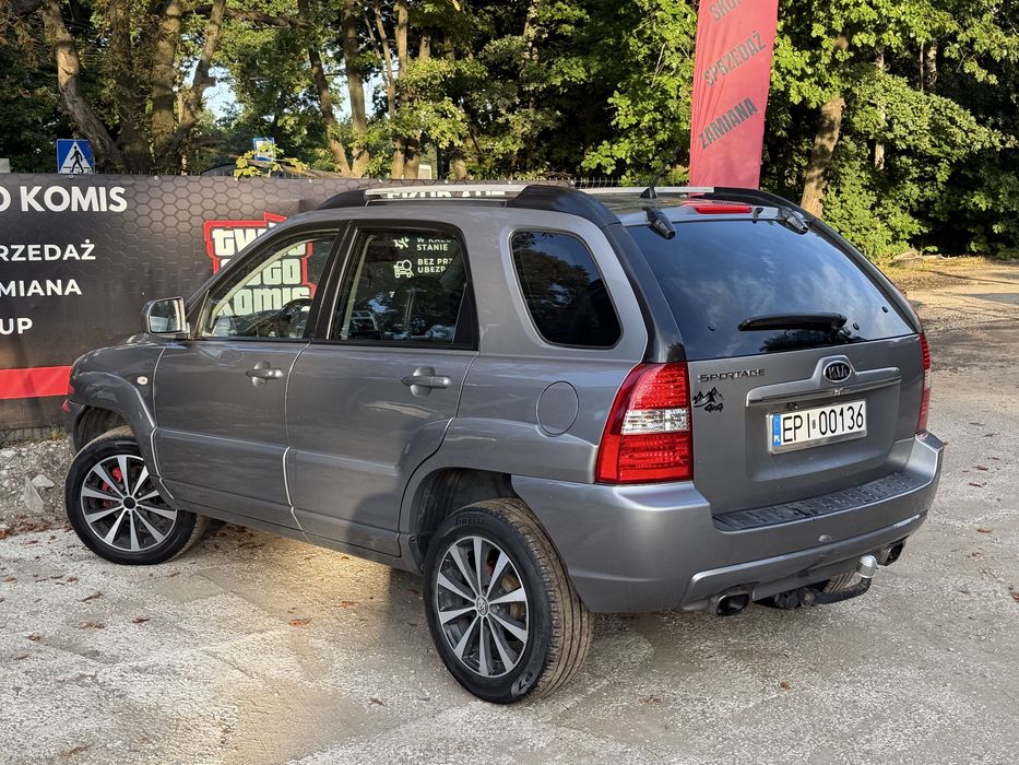 Kia Sportage 2.0 CRDi 2007 Skóry CarPlay Kamera Klima 6 Biegów Hak 240 tys. km