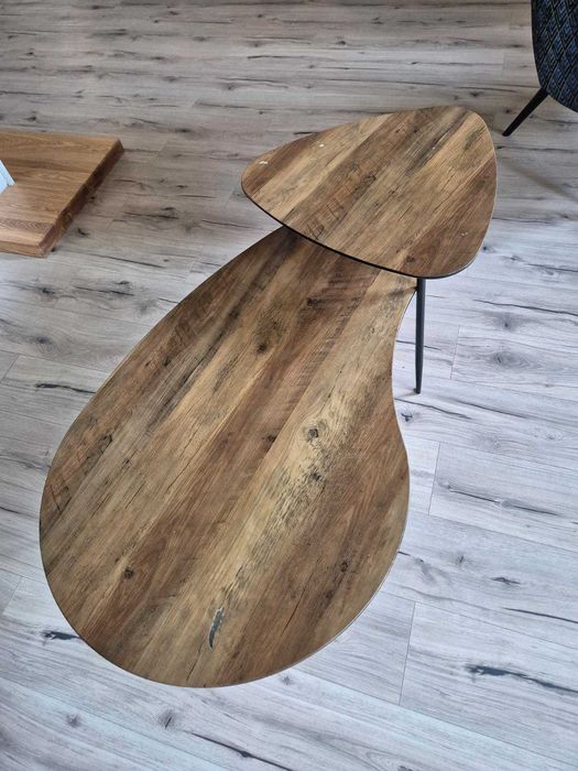 Stoliki kawowe 2w1 loft / nowoczesne – komplet
