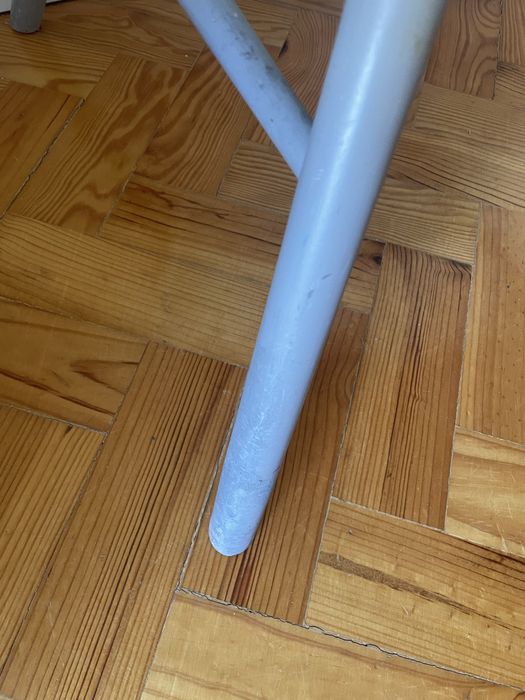 Cadeira assento alimentacao bebé madeira pintada vintage ikea