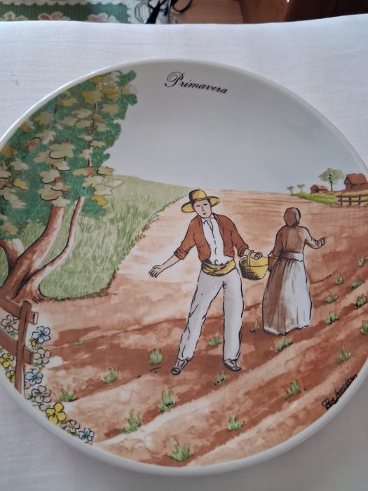 4 pratos das estacoes do ano colecção phillae