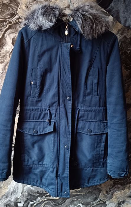 Парка на овчине, куртка, курточка