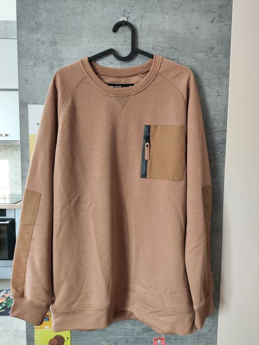 Brązowa bluza Ombre XXL Ombre performance z kieszonką