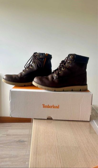 Botas Timberland em Pele | Castanho Escuro | Com Caixa Original