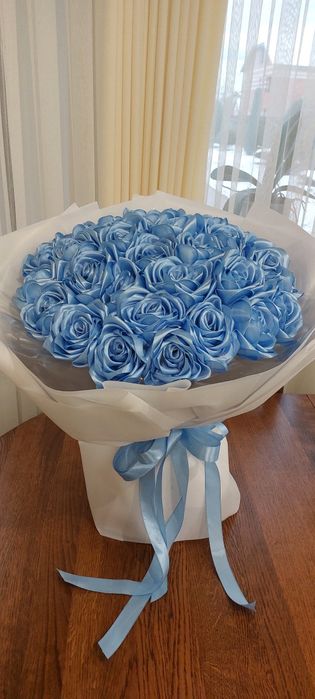 Квіти з атласної стрічки на замовлення