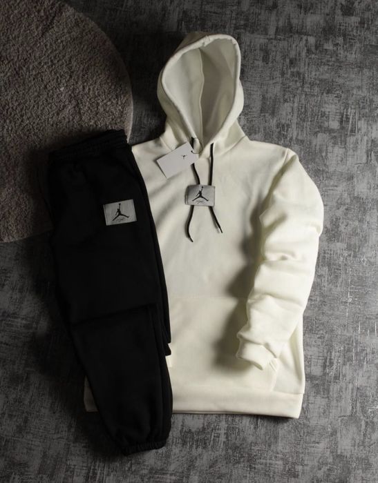 Мужской спортивный костюм Jordan 3 нитка на флисе тёплый осень