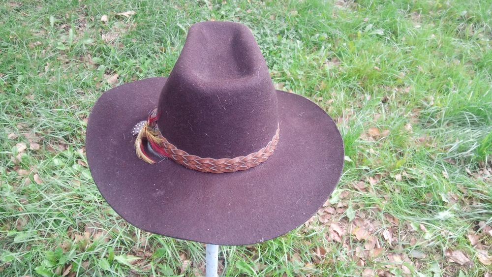 Kapelusz obwód 56,5 cm Canada Bilmore Western filc jazda konna kamizel