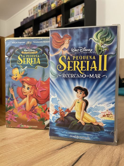 Conjunto VHS pequena sereia