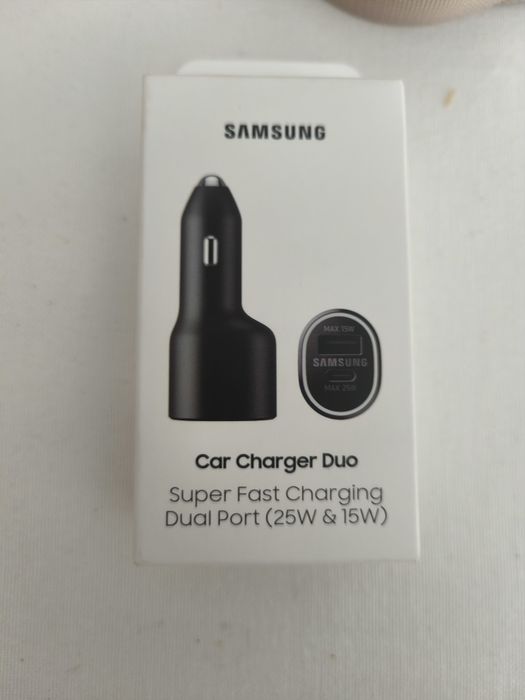 Novo* Carregador Auto Samsung DUO