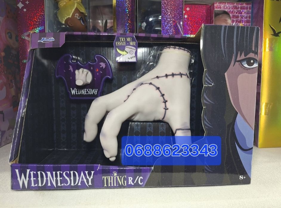 Інтерактивна іграшка на радіокеруванні Jada Wednesday Рука Річ Венздей