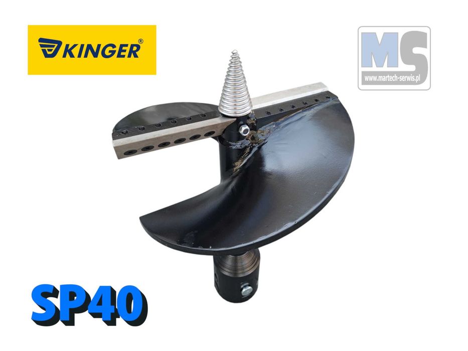 Frez KINGER SP40 do pni karp drewna do wiertnicy hydraulicznej