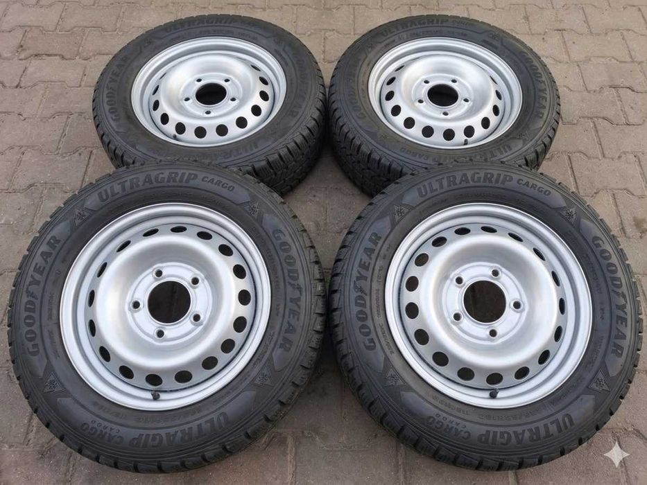 Koła zimowe 16 FORD Transit Custom V362 Transit V363 felgi stalowe + opony zimowe 235/65r16c + czujniki TPMS