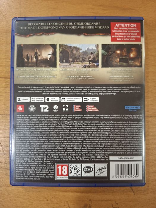 Mafia: The Old Country - PS5