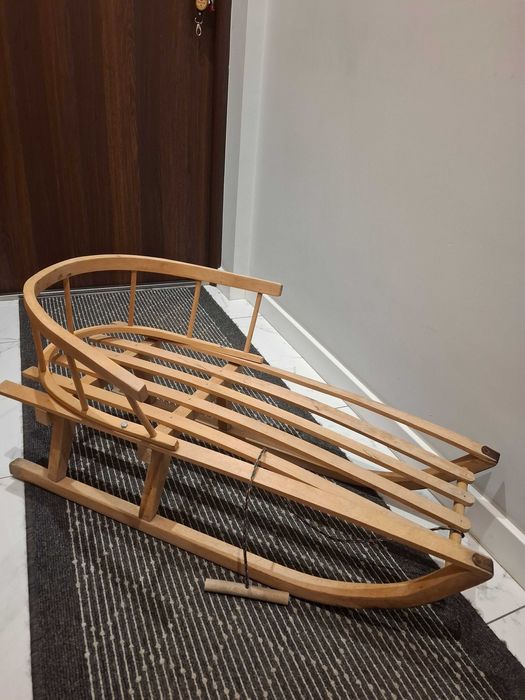 Sprzedam Sanki drewniane z oparciem