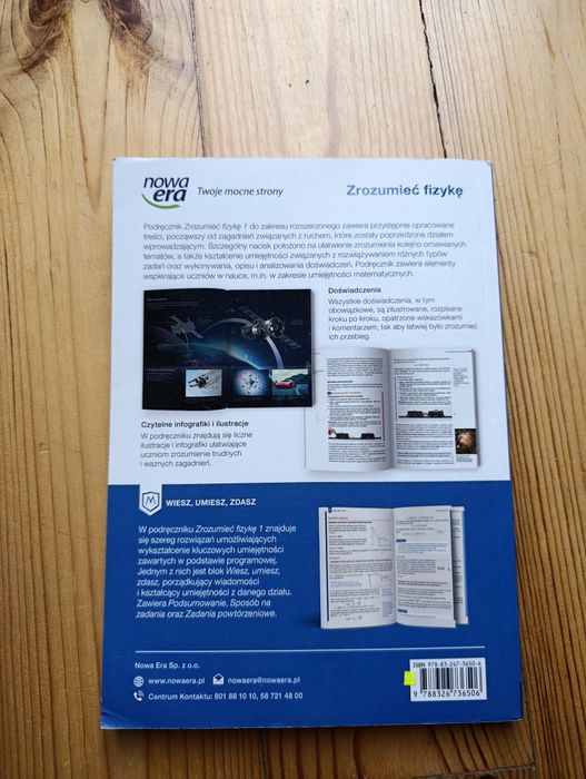 Zrozumieć fizykę klasa 1 szkoła ponadpodstawowa