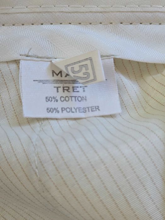 Лёгкий мужской серо-бежевый костюм Max Tret, пиджак р.50, брюки р.52