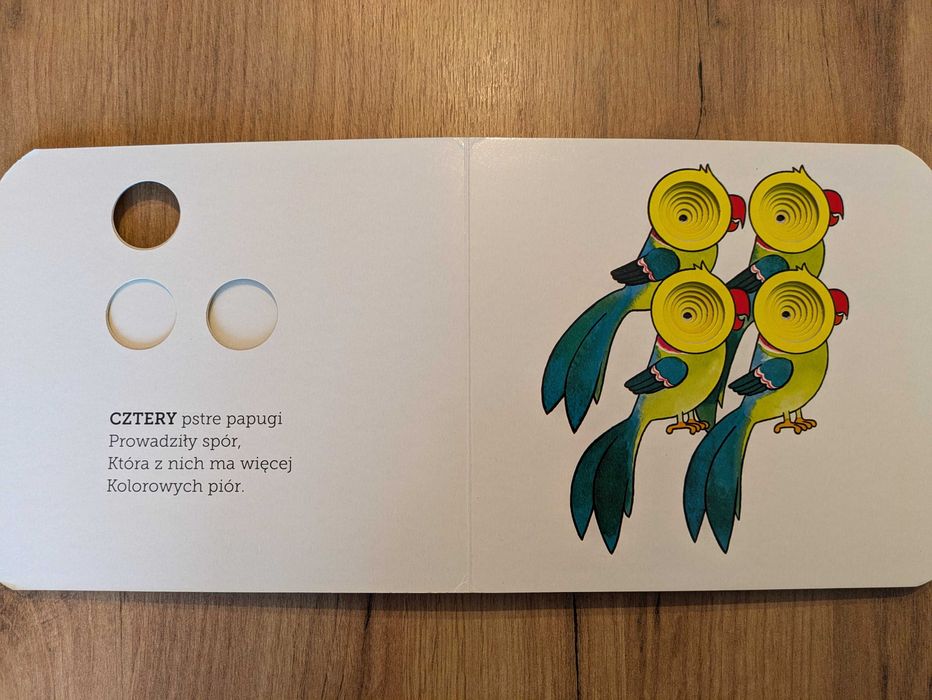 Książka Jeden, dwa, trzy... do nauki liczenia liczby z okienkami