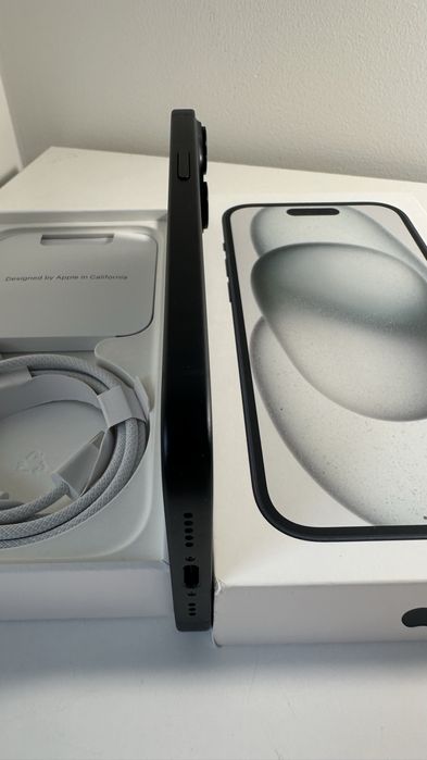 iPhone 15 Black 128GB bateria 91%